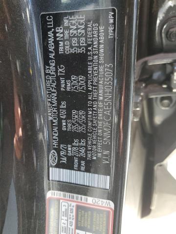 Photo 9 VIN: 5NMJFCAE5NH035073 - HYUNDAI TUCSON SEL 