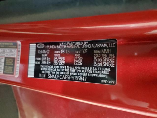 Photo 13 VIN: 5NMJFCAE5PH183842 - HYUNDAI TUCSON SEL 