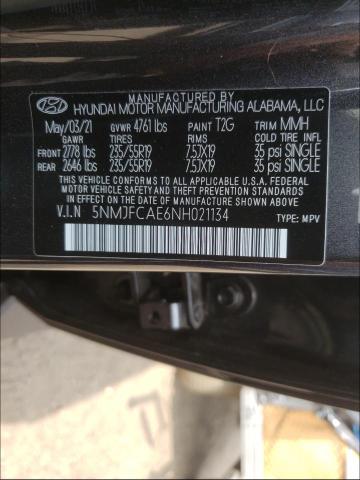 Photo 9 VIN: 5NMJFCAE6NH021134 - HYUNDAI TUCSON 