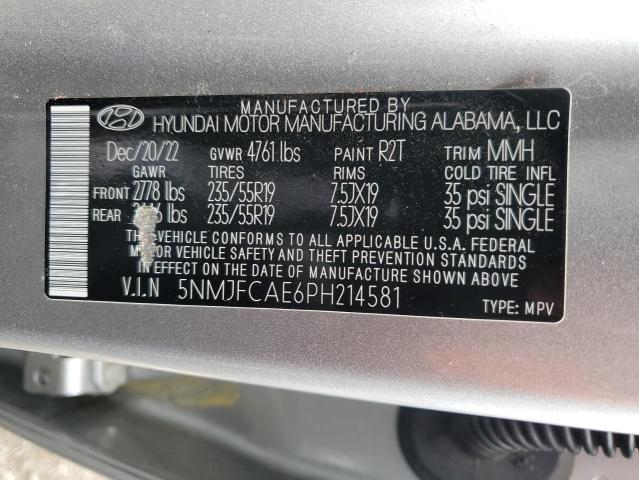 Photo 13 VIN: 5NMJFCAE6PH214581 - HYUNDAI TUCSON SEL 