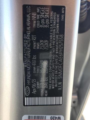 Photo 11 VIN: 5NMJFCAE6PH257558 - HYUNDAI TUCSON SEL 