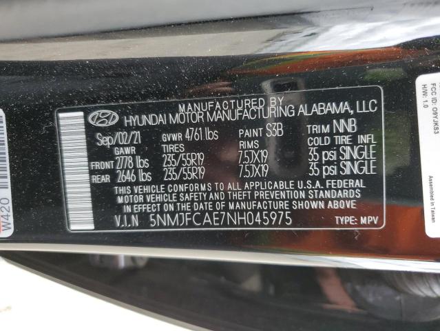 Photo 13 VIN: 5NMJFCAE7NH045975 - HYUNDAI TUCSON SEL 