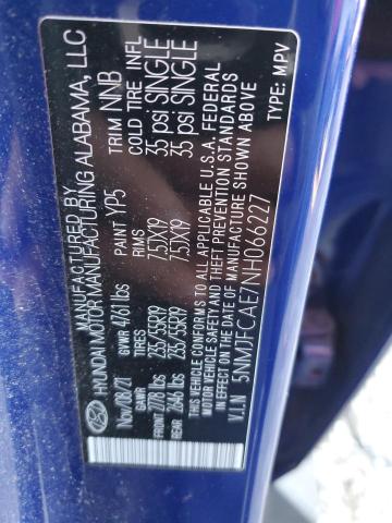 Photo 12 VIN: 5NMJFCAE7NH066227 - HYUNDAI TUCSON 