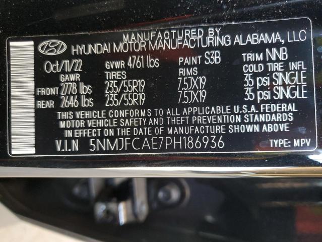 Photo 11 VIN: 5NMJFCAE7PH186936 - HYUNDAI TUCSON SEL 