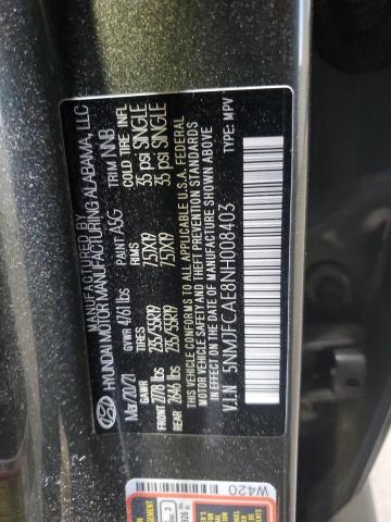 Photo 12 VIN: 5NMJFCAE8NH008403 - HYUNDAI TUCSON SEL 