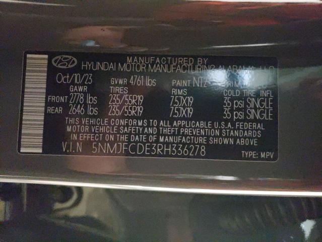 Photo 12 VIN: 5NMJFCDE3RH336278 - HYUNDAI TUCSON 