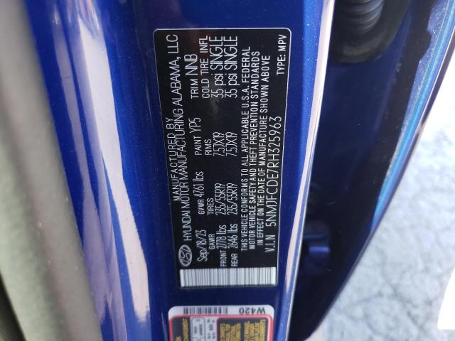 Photo 12 VIN: 5NMJFCDE7RH325963 - HYUNDAI TUCSON SEL 