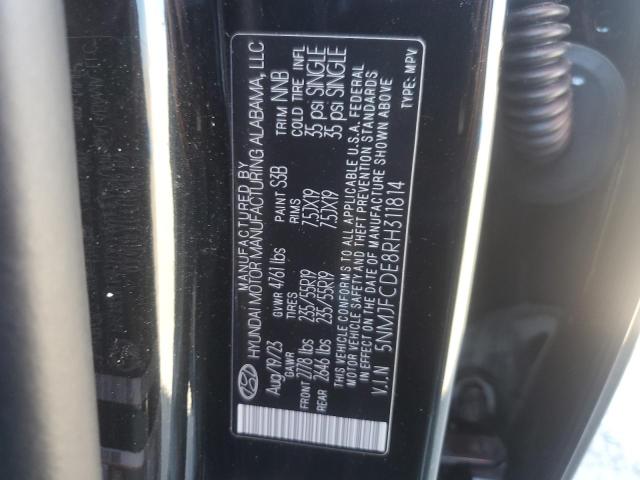 Photo 12 VIN: 5NMJFCDE8RH311814 - HYUNDAI TUCSON SEL 