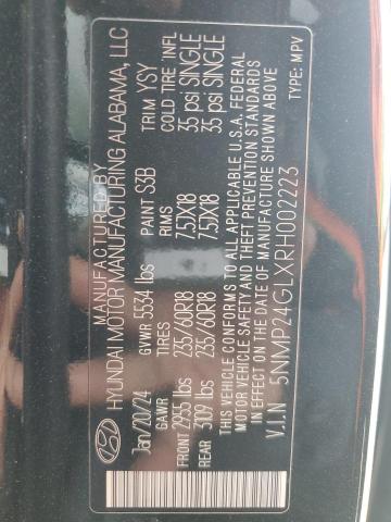 Photo 12 VIN: 5NMP24GLXRH002223 - HYUNDAI SANTA FE S 