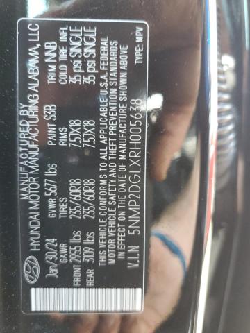 Photo 12 VIN: 5NMP2DGLXRH005638 - HYUNDAI SANTA FE S 