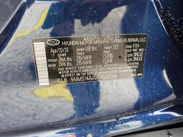 Photo 11 VIN: 5NMS14AJ0PH576508 - HYUNDAI SANTA FE S 