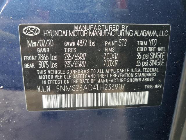 Photo 13 VIN: 5NMS23AD4LH233907 - HYUNDAI SANTA FE S 