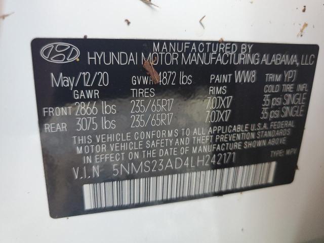 Photo 13 VIN: 5NMS23AD4LH242171 - HYUNDAI SANTA FE S 