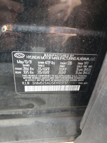 Photo 13 VIN: 5NMS23AD5KH123737 - HYUNDAI SANTA FE 