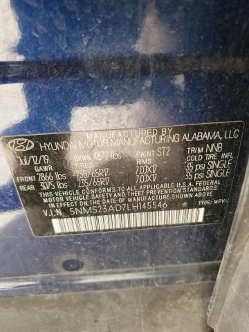 Photo 12 VIN: 5NMS23AD7LH145546 - HYUNDAI SANTA FE S 