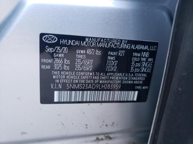 Photo 11 VIN: 5NMS23AD9LH283959 - HYUNDAI SANTA FE S 