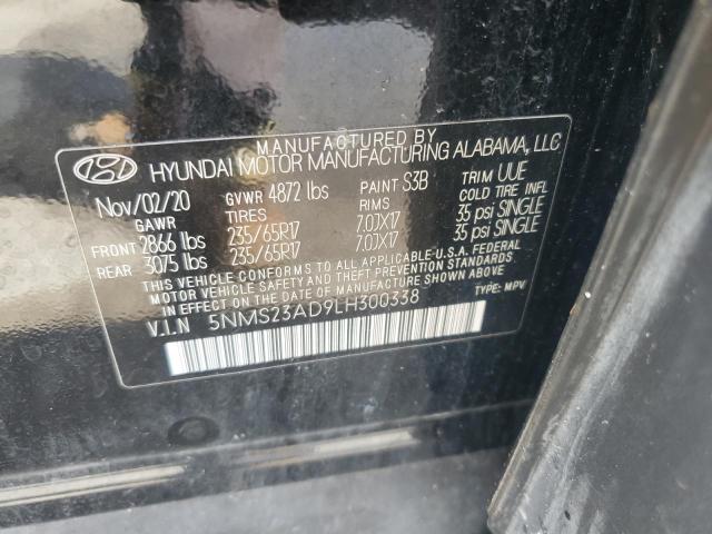 Photo 12 VIN: 5NMS23AD9LH300338 - HYUNDAI SANTA FE S 