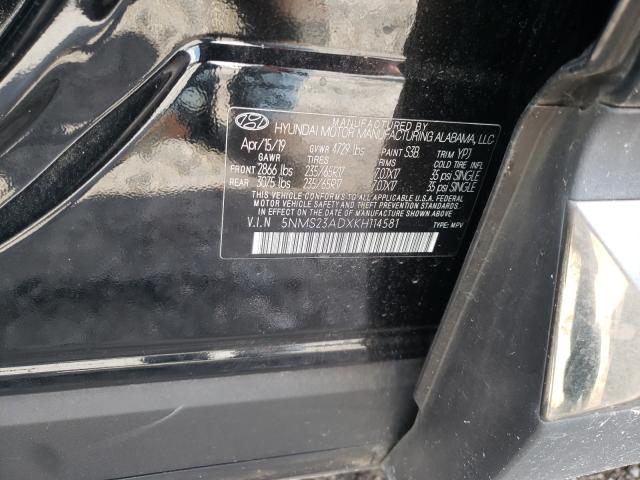 Photo 9 VIN: 5NMS23ADXKH114581 - HYUNDAI SANTA FE 