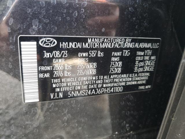 Photo 12 VIN: 5NMS24AJ6PH541100 - HYUNDAI SANTA FE S 