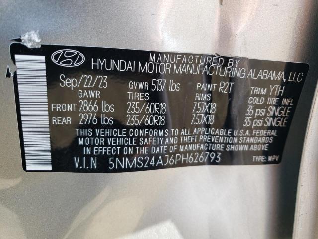 Photo 13 VIN: 5NMS24AJ6PH626793 - HYUNDAI SANTA FE S 