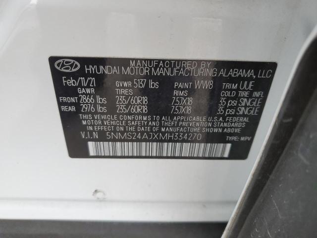 Photo 13 VIN: 5NMS24AJXMH334270 - HYUNDAI SANTA FE 