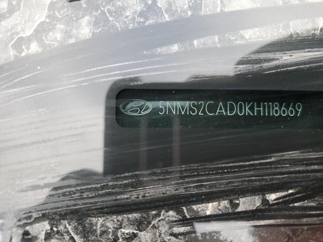 Photo 12 VIN: 5NMS2CAD0KH118669 - HYUNDAI SANTA FE S 