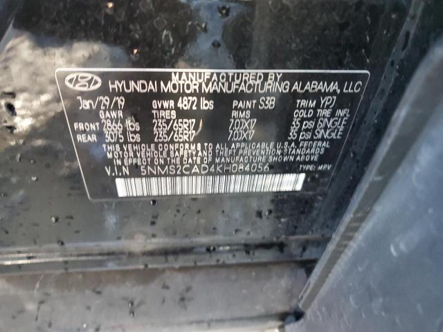 Photo 11 VIN: 5NMS2CAD4KH084056 - HYUNDAI SANTA FE 