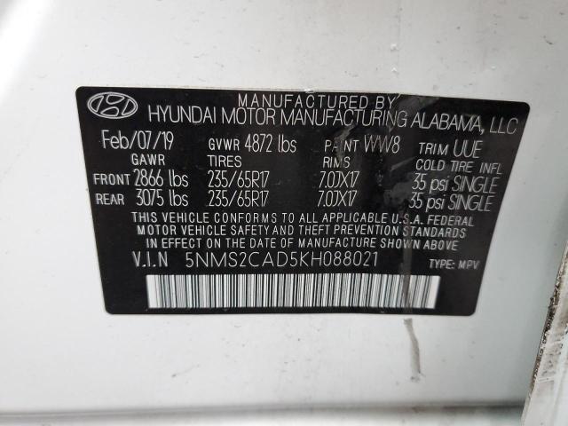 Photo 11 VIN: 5NMS2CAD5KH088021 - HYUNDAI SANTA FE S 