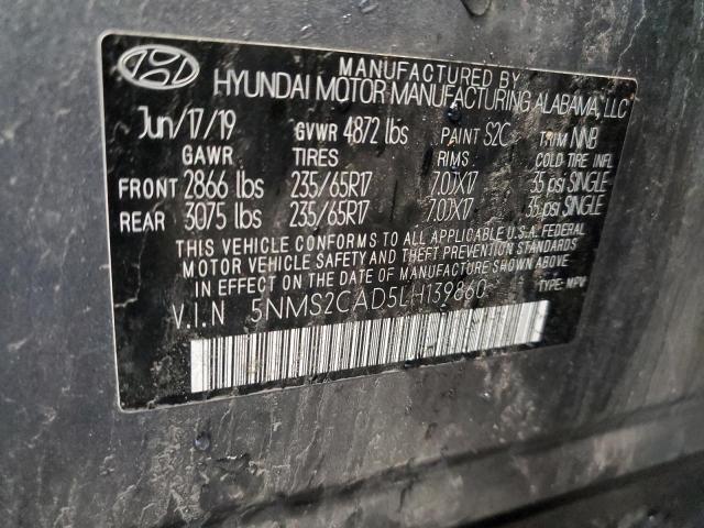 Photo 13 VIN: 5NMS2CAD5LH139860 - HYUNDAI SANTA FE S 