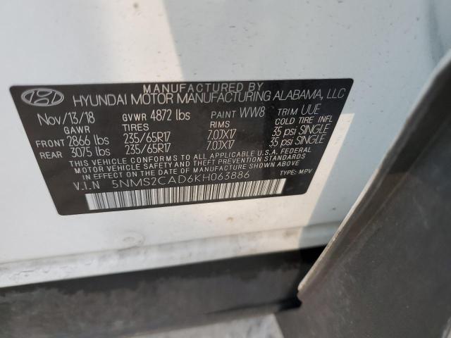 Photo 12 VIN: 5NMS2CAD6KH063886 - HYUNDAI SANTA FE S 