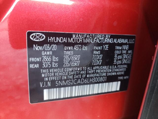 Photo 9 VIN: 5NMS2CAD6LH300801 - HYUNDAI SANTA FE S 