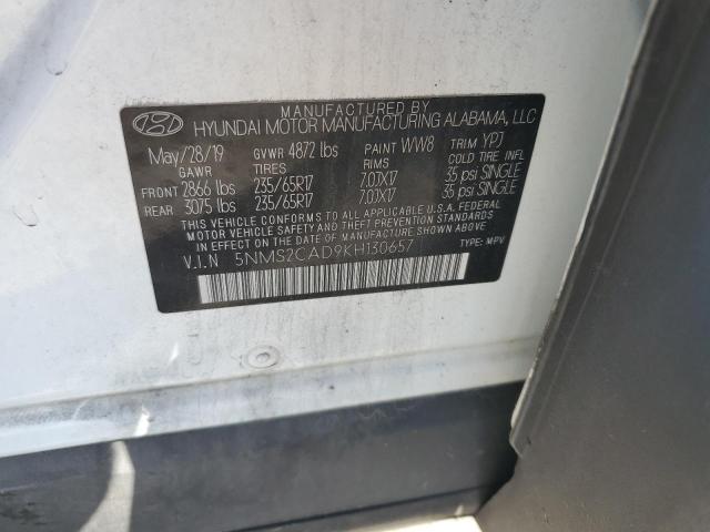 Photo 12 VIN: 5NMS2CAD9KH130657 - HYUNDAI SANTA FE S 