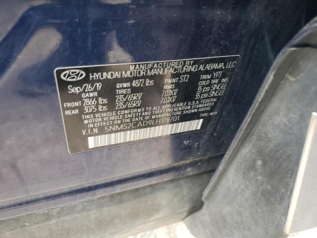 Photo 12 VIN: 5NMS2CAD9LH179701 - HYUNDAI SANTA FE S 