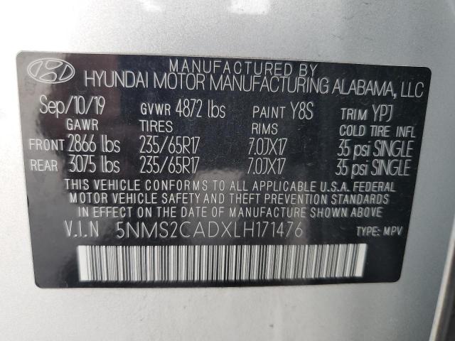 Photo 12 VIN: 5NMS2CADXLH171476 - HYUNDAI SANTA FE 