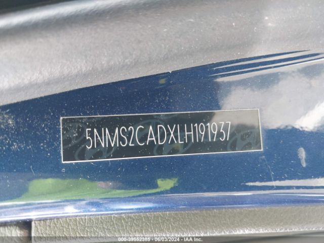 Photo 8 VIN: 5NMS2CADXLH191937 - HYUNDAI SANTA FE 