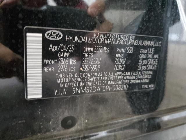 Photo 12 VIN: 5NMS2DA10PH008210 - HYUNDAI SANTA FE 