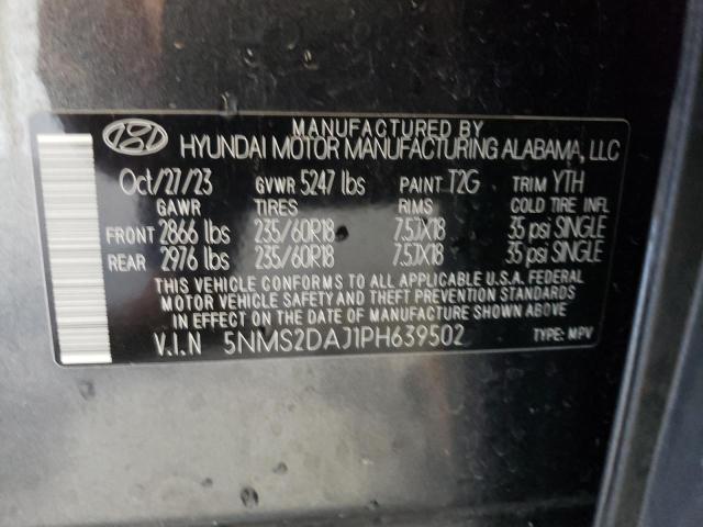 Photo 13 VIN: 5NMS2DAJ1PH639502 - HYUNDAI SANTA FE 