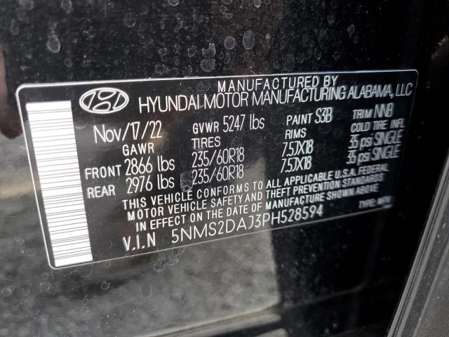 Photo 13 VIN: 5NMS2DAJ3PH528594 - HYUNDAI SANTA FE 