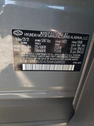 Photo 12 VIN: 5NMS2DAJ5MH369055 - HYUNDAI SANTA FE S 