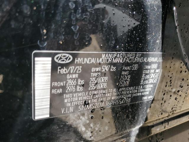 Photo 12 VIN: 5NMS2DAJ6PH554798 - HYUNDAI SANTA FE S 