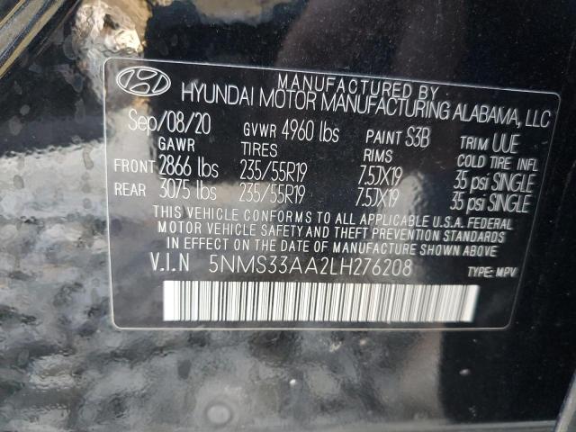 Photo 13 VIN: 5NMS33AA2LH276208 - HYUNDAI SANTA FE S 