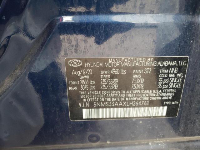 Photo 11 VIN: 5NMS33AAXLH264761 - HYUNDAI SANTA FE S 