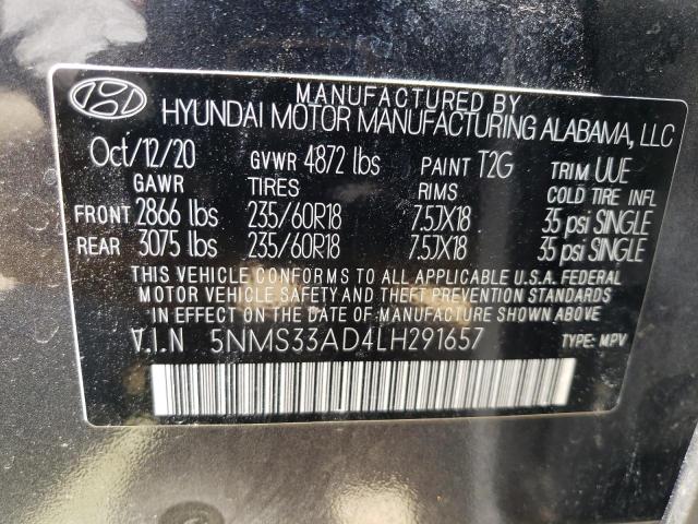 Photo 13 VIN: 5NMS33AD4LH291657 - HYUNDAI SANTA FE 