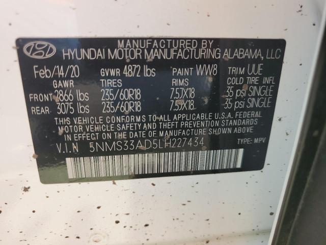 Photo 13 VIN: 5NMS33AD5LH227434 - HYUNDAI SANTA FE S 