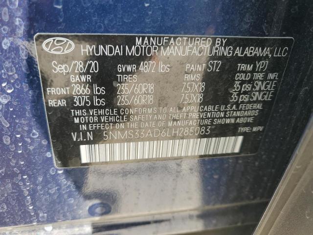 Photo 12 VIN: 5NMS33AD6LH285083 - HYUNDAI SANTA FE S 