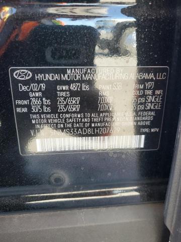 Photo 12 VIN: 5NMS33AD8LH207629 - HYUNDAI SANTA FE 