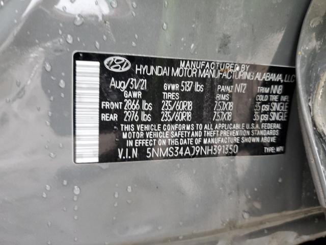 Photo 13 VIN: 5NMS34AJ9NH391350 - HYUNDAI SANTA FE S 