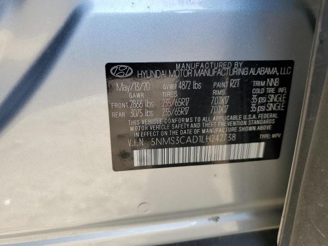 Photo 12 VIN: 5NMS3CAD1LH242738 - HYUNDAI SANTA FE S 