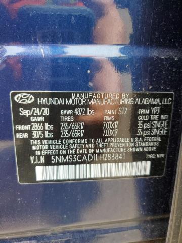 Photo 12 VIN: 5NMS3CAD1LH283841 - HYUNDAI SANTA FE S 