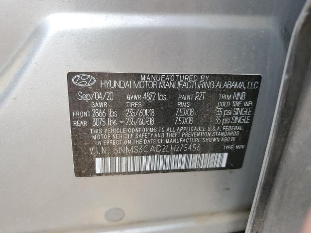 Photo 11 VIN: 5NMS3CAD2LH275456 - HYUNDAI SANTA FE S 